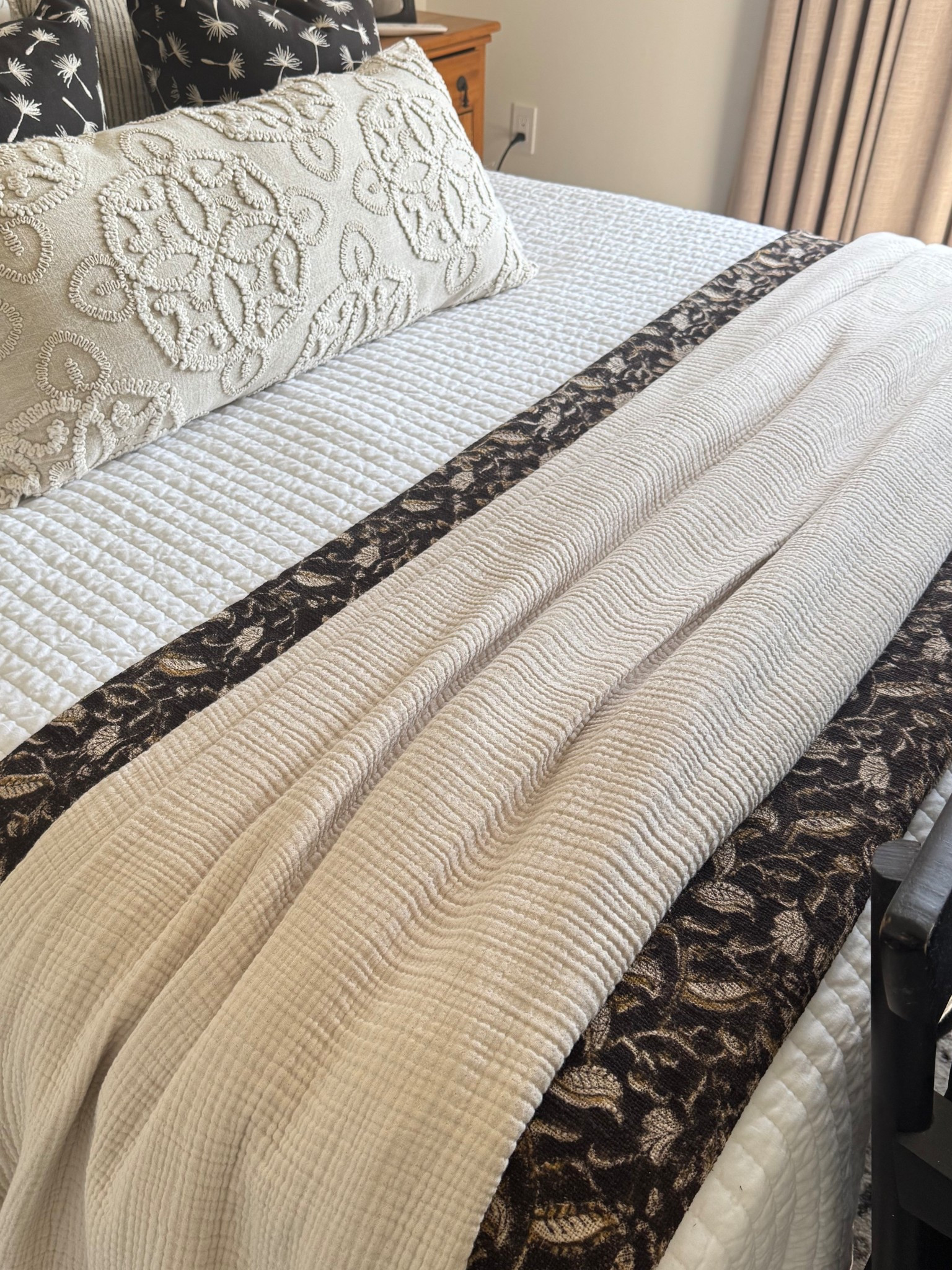 Cozy boho throw blanket!  Adding texture to our guest bedroom 

#LTKHome