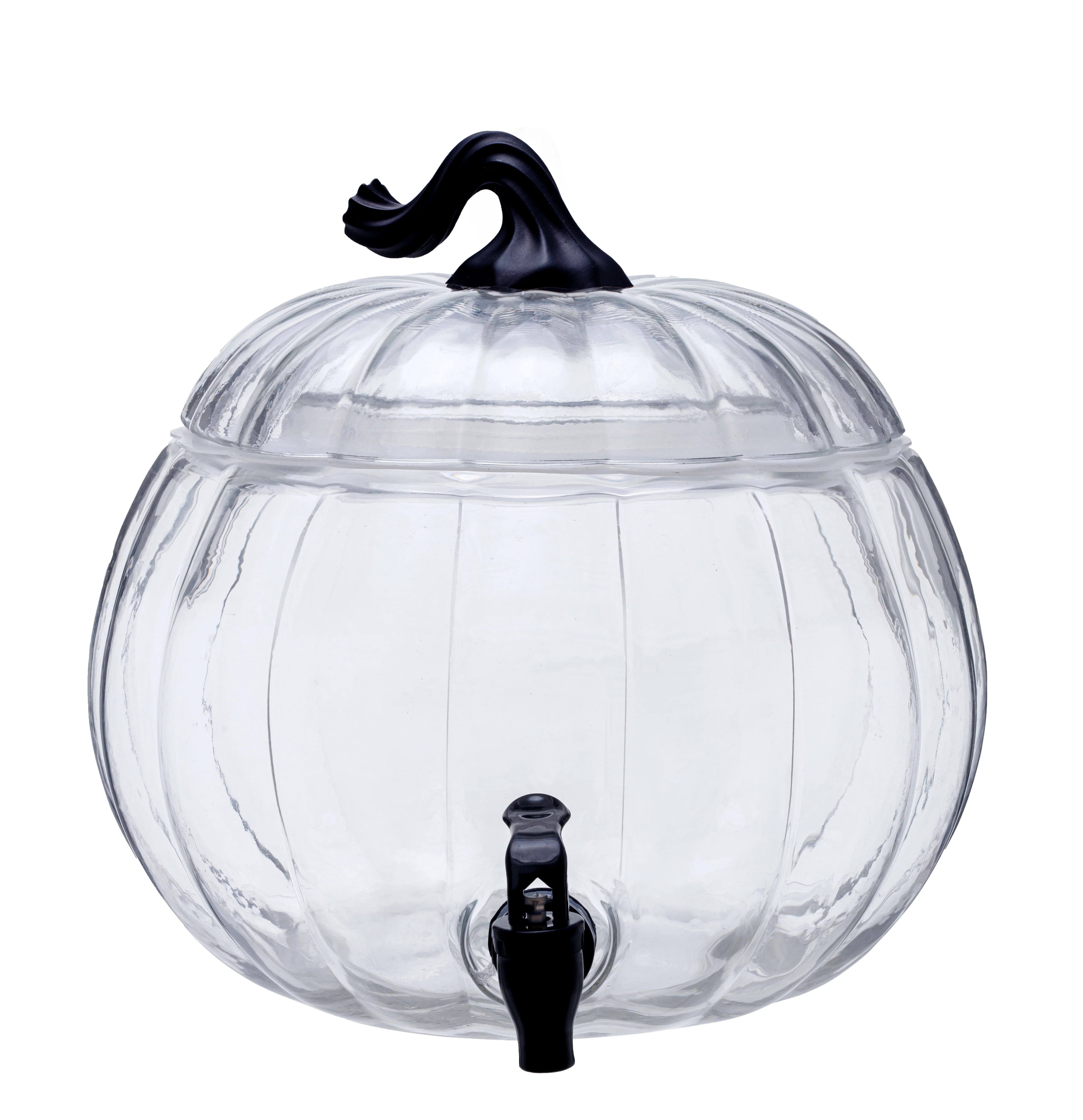 Way to Celebrate Clear Glass Pumpkin Beverage Dispenser | Walmart (US)