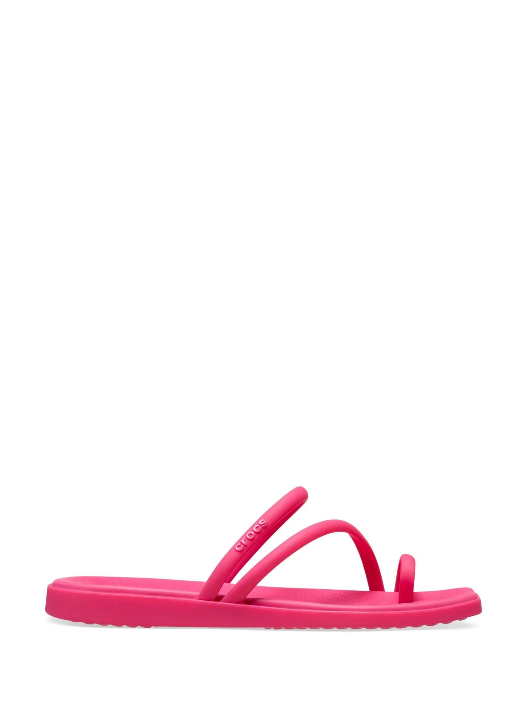 Crocs Crocs Pink Miami Toe Loop Sandals | Next US