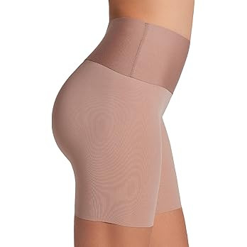 Leonisa Stay-in-Place Seamless Shorts for Women - High Waisted Shapewear Tummy Control | Amazon (US)