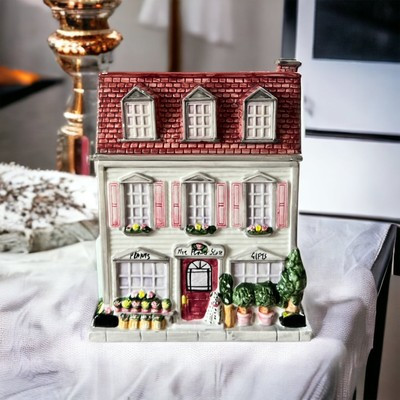 Vintage 1999 Ceramic Cookie Jar Sherwood Victorian Flower Shop House  | eBay | eBay US