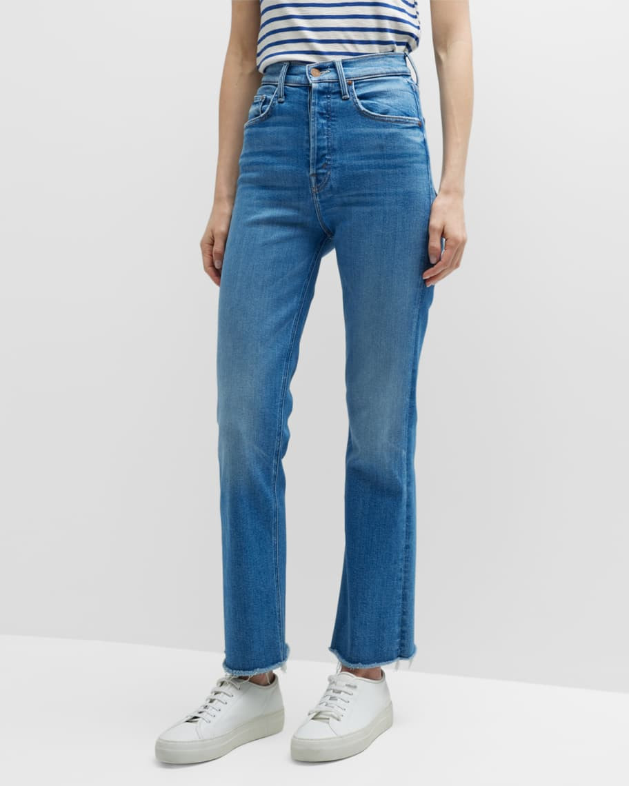 MOTHER The Tripper Ankle Fray Jeans | Neiman Marcus