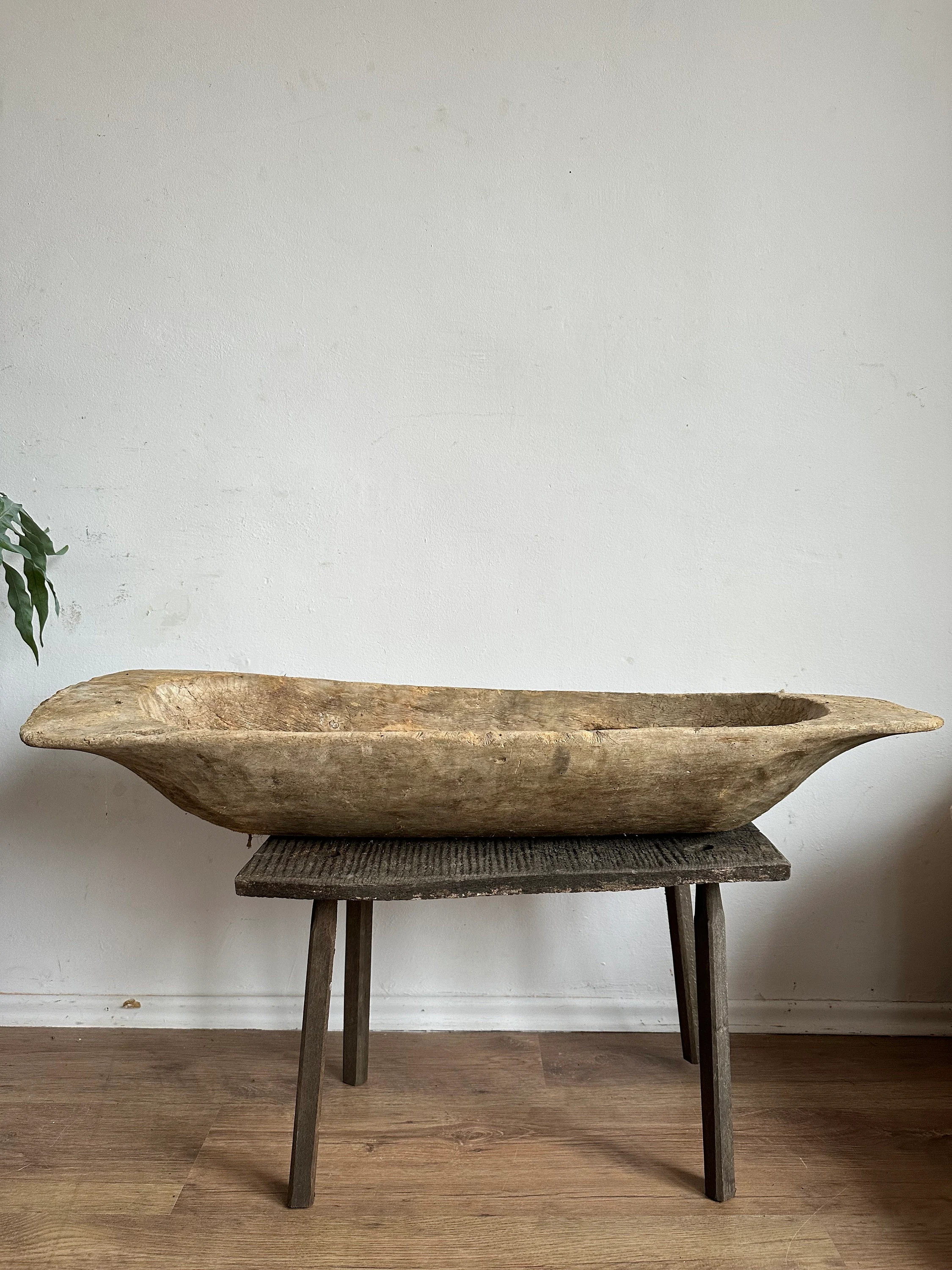 BREAD Dough WOODEN Trough HANDMADE Bowl Large Rustic Gnarly - Etsy | Etsy (US)