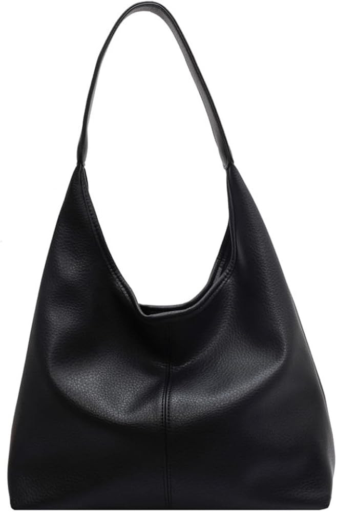ZiMing Shoulder Bag for Women Soft Leather Hobo Handbags Tote Bags Large Purse Single Shoulder St... | Amazon (US)