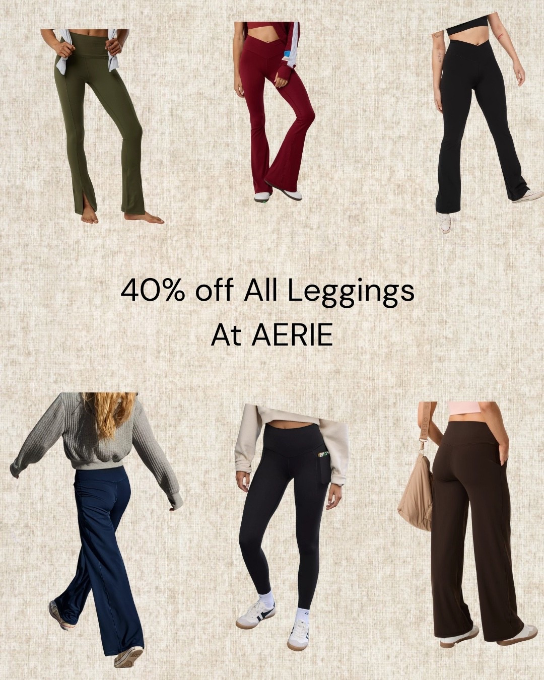 All Aerie Leggings 40% Off 🤍 #AerieSale #AerieLeggings #LeggingsSale #ActivewearSale
#ComfyLeggings #EverydayLeggings #SizeInclusiveFashion
#PlusSizeFriendly #AthleisureStyle #LTKSale
#LTKDeals #LTKFinds #WorkoutToEveryday
#SoftLeggings #StretchyLeggings


#LTKPlusSize #LTKActive #LTKHoliday