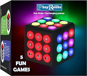 PlayRoute Electronic Brain & Memory Game Cube - Fun Toy Gift Ideas for Ages 6-12+ Year Old Boy & ... | Amazon (US)