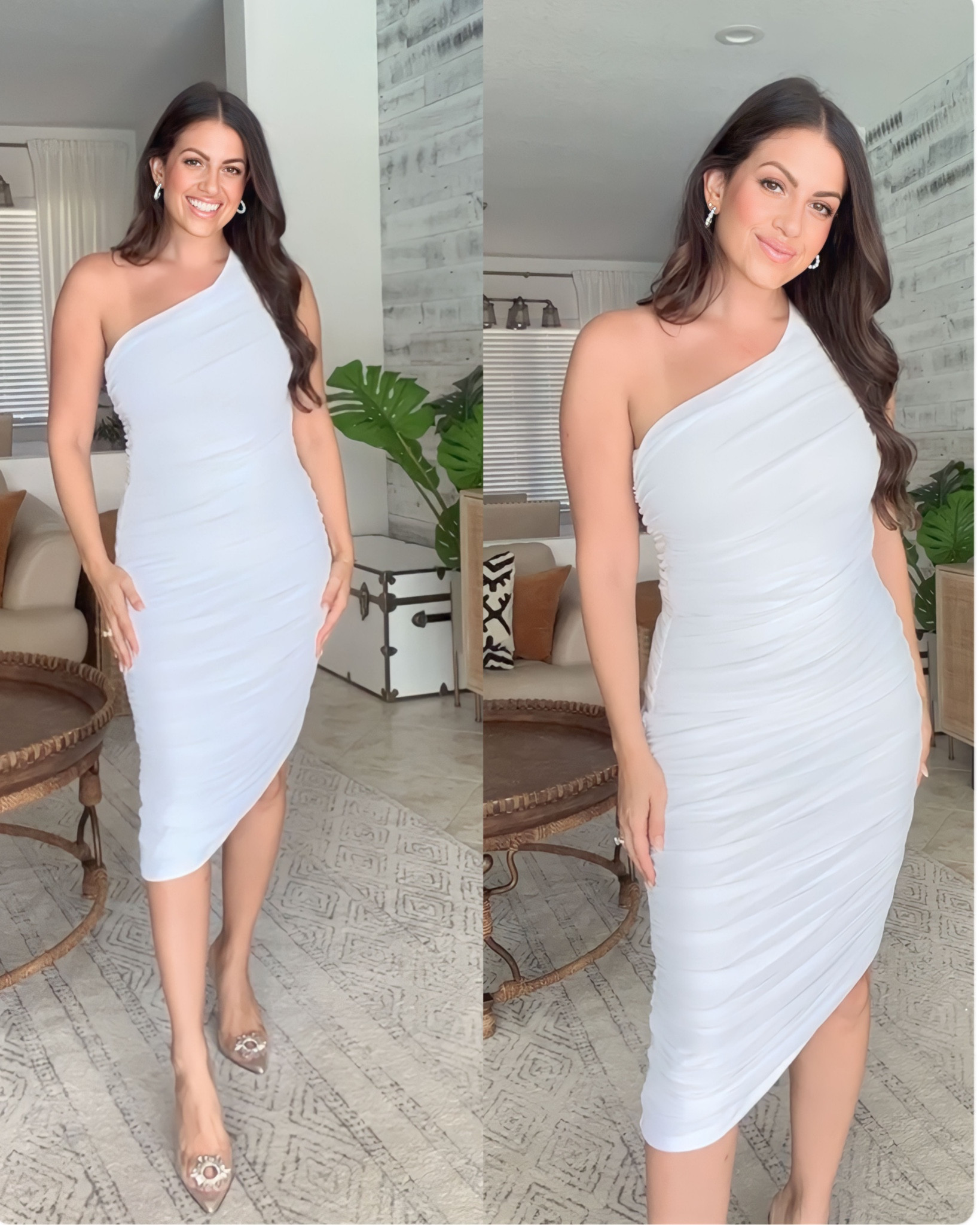 Sexy bodycon dress, great wedding guest dress (in another color), cocktail dress, runs TTS. Wearing a medium  

Amazon dress, Amazon fashion 

#LTKcurves #LTKwedding #LTKparties