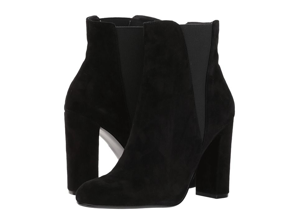 Steve Madden - Effect (Black Suede) Women's Dress Pull-on Boots | Zappos