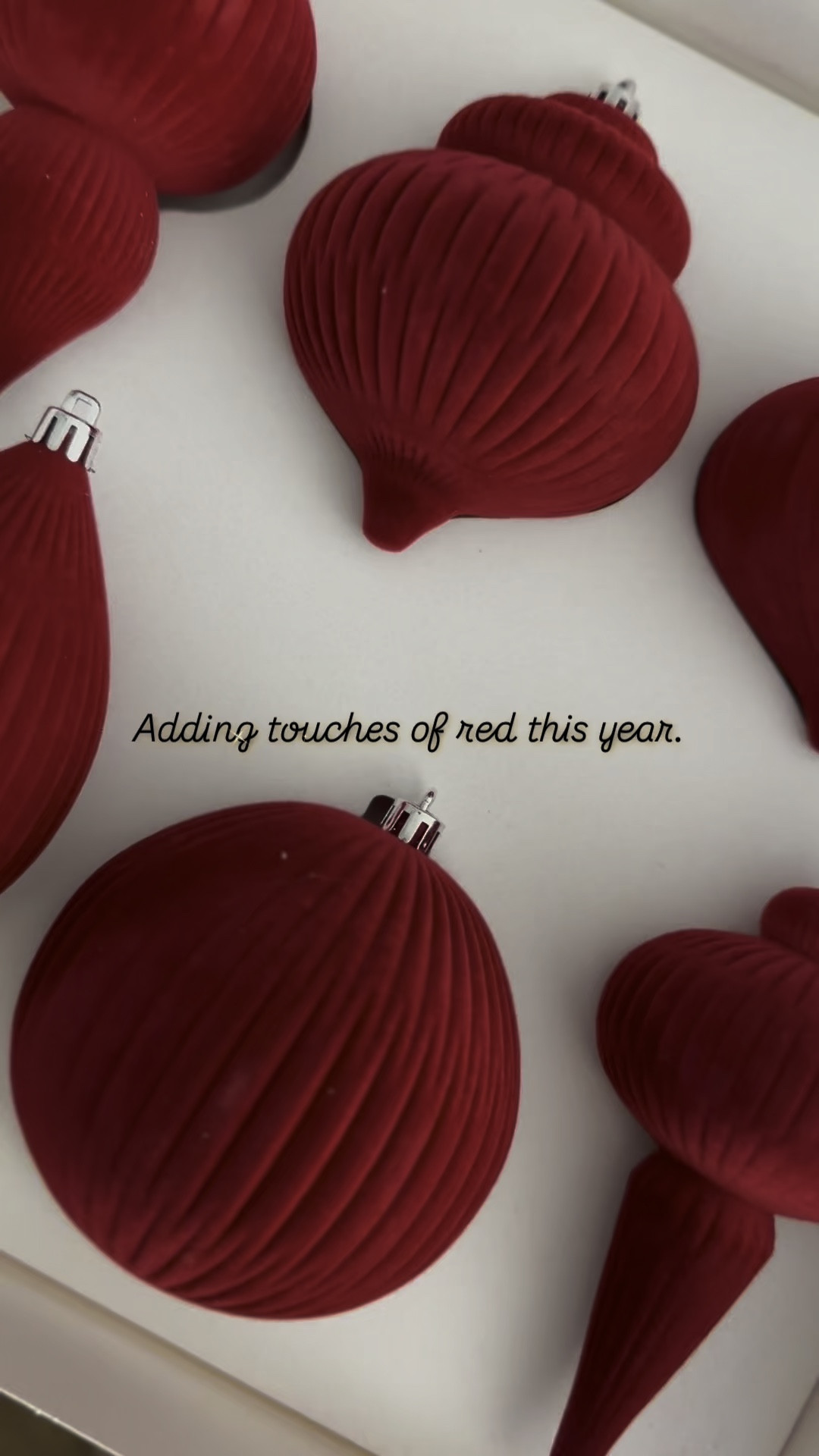 Velvet Christmas ornament 

#LTKHoliday #LTKOver40 #LTKSeasonal