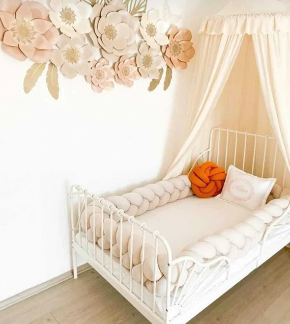 420 Cm 3 Knitted Crib Cover Crib Pillow Luxury Pillow Knot - Etsy | Etsy (US)