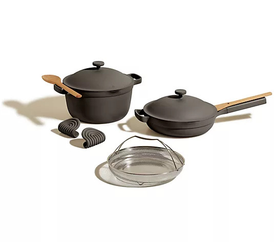 Our Place Home Cook Duo Always Pan & Perfect Pot 2.0 w/ Hot Grips | QVC