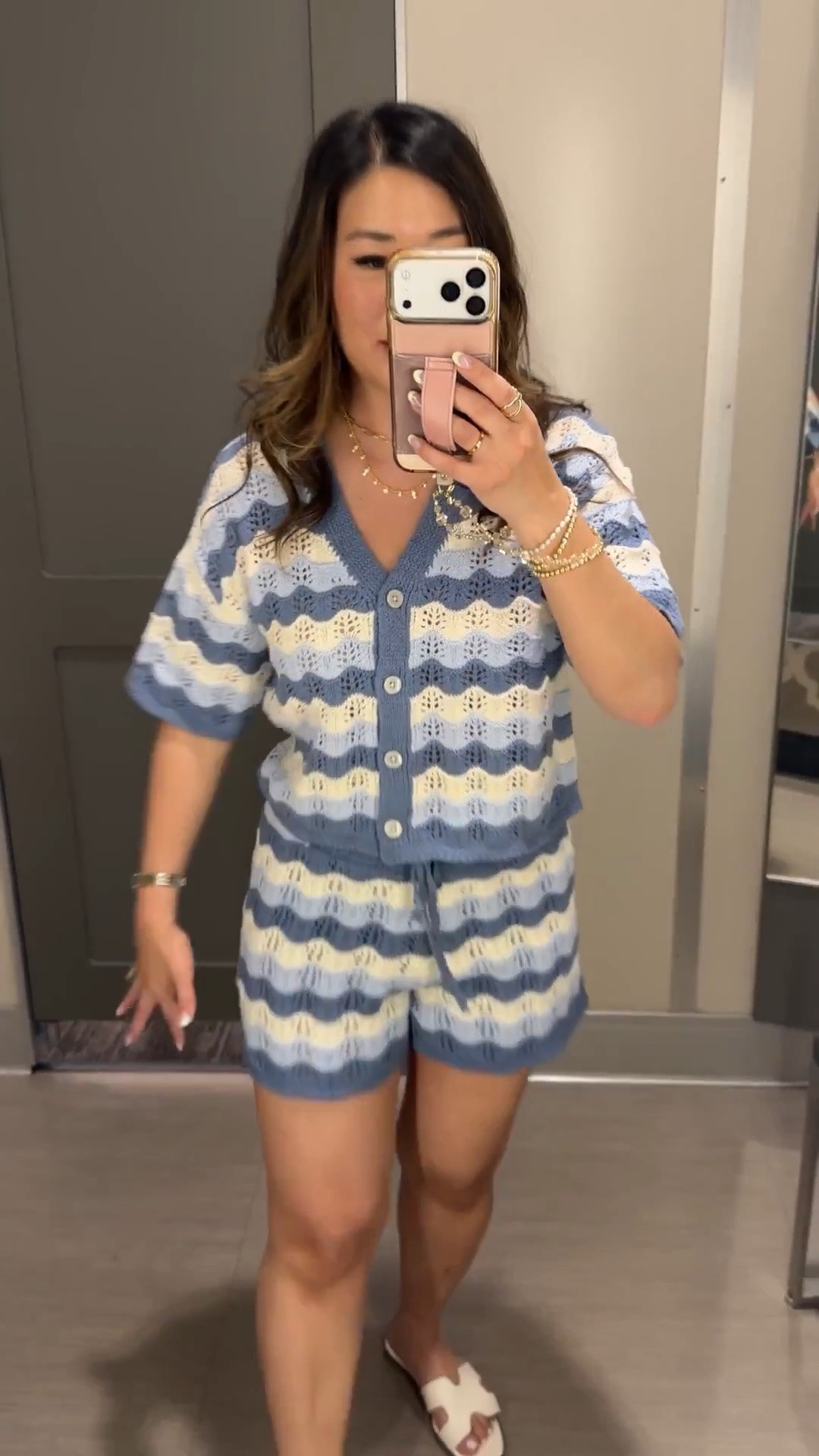 Target Set, matching set, crochet set, resort wear, vacation outfit, coverup, tcs, trending 
Sweater Top: Medium
Shorts: Medium

#LTKootd #LTKSeasonal #LTKPetite