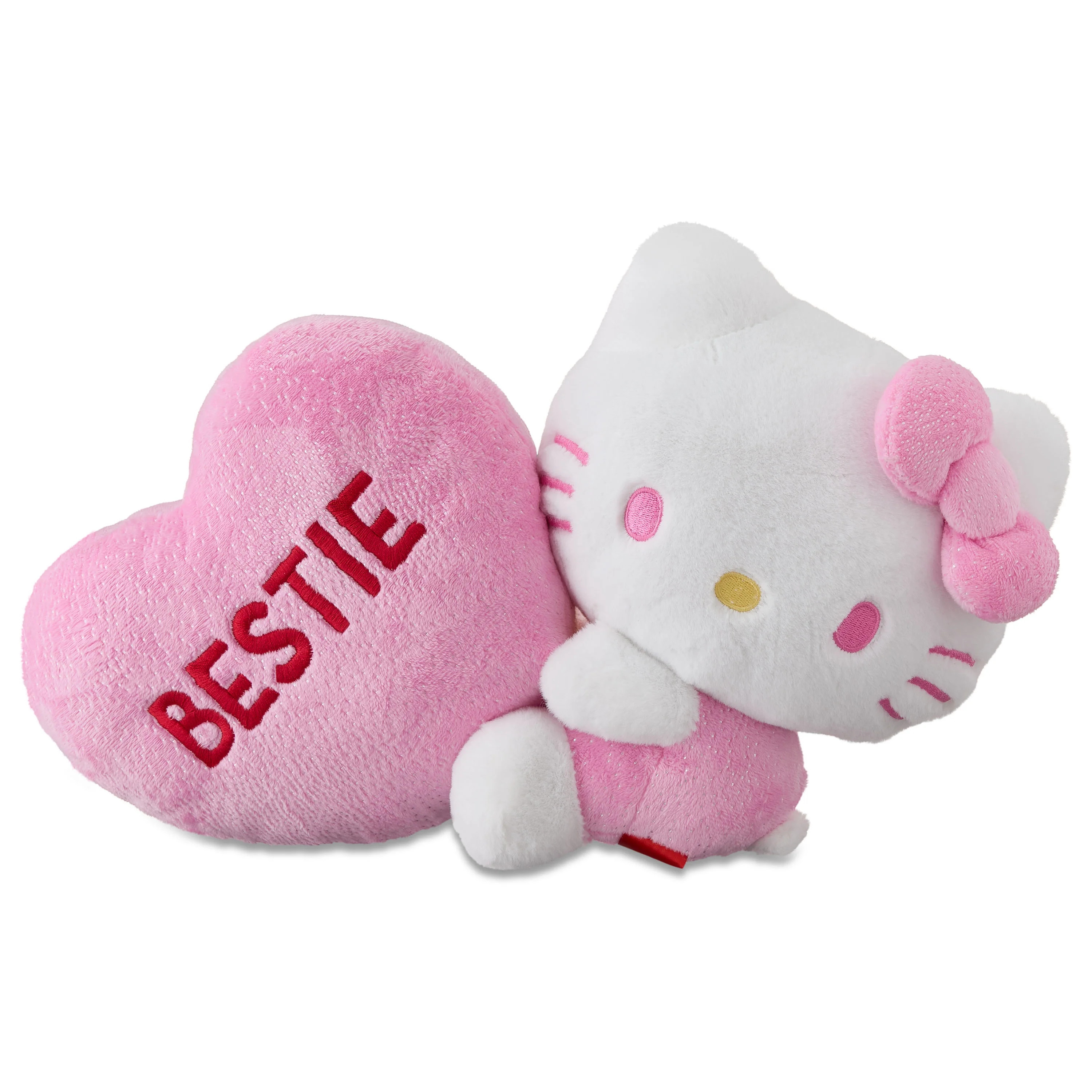 8" Hello Kitty ® Sweethearts Pink Plush Heart | Walmart (US)