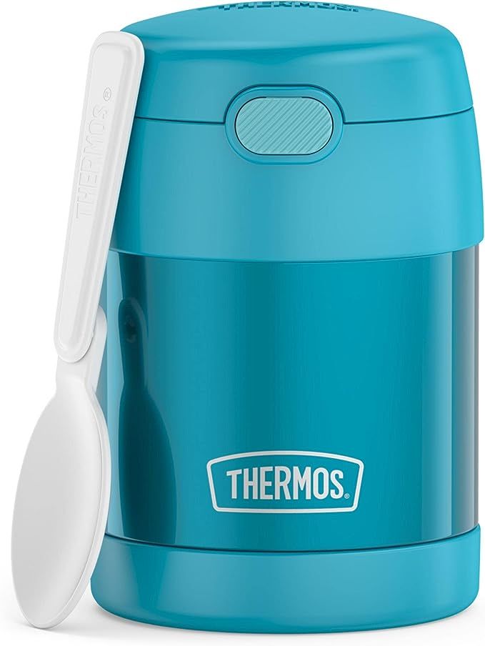 THERMOS FUNTAINER 10 Ounce Stainless Steel Vacuum Insulated Kids Food Jar with Folding Spoon, Tea... | Amazon (US)