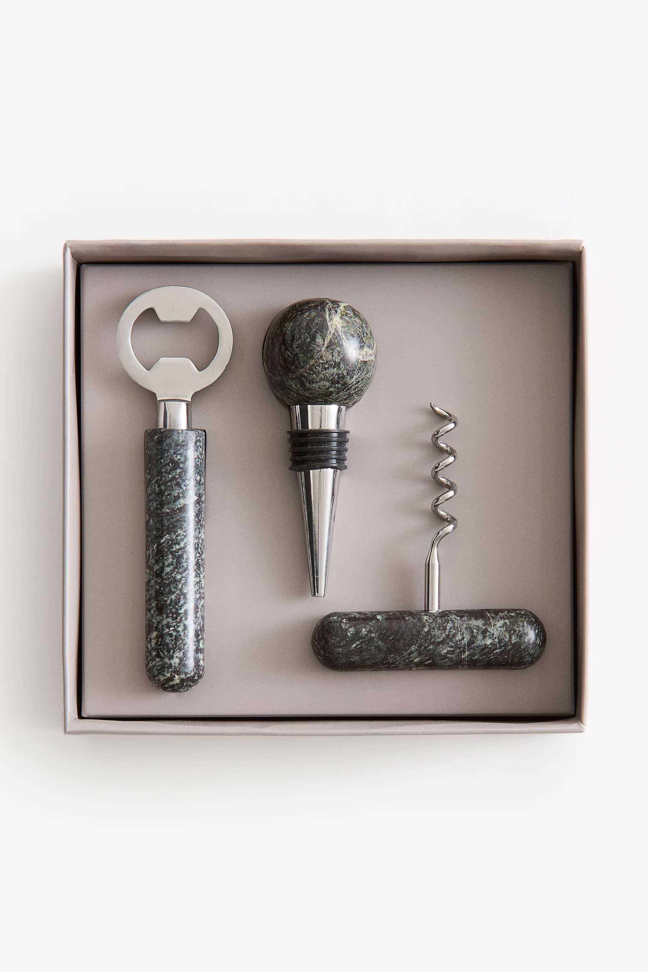 3-Piece Marble Bottle Opener Set | H&M (US + CA)