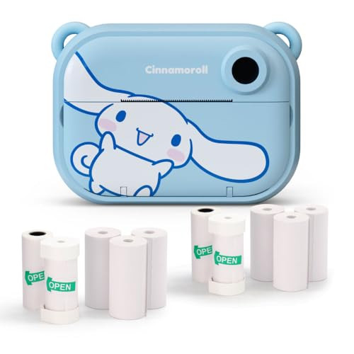 Bundle Cinnamoroll Instant Print Digital Camera and 2 Print Refill Sets - Model P by Kidamento | Amazon (US)