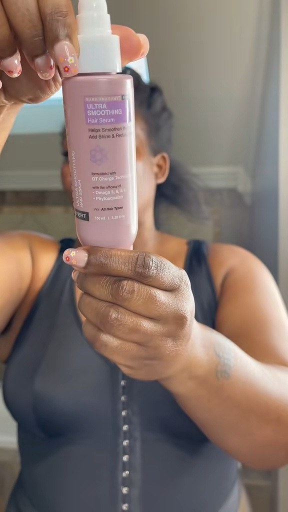 Frizz-free hair starts with the right hair serum ✨
This Ultra Smoothing Hair Serum is my go-to for natural hair, 4C hair, and textured hair when I need smooth, shiny, manageable hair with less frizz and flyaways.

If you struggle with bedhead, dry hair, frizzy hair, or rough strands, this hair smoothing serum helps soften hair, add shine, and prep strands for blow-drying, straightening, or heat styling without weighing hair down.

Perfect for black girl hair care, natural hair routines, sleek hairstyles, and everyday hair maintenance.
Tap to shop and start your frizz-free hair routine today 🤎✨

#LTKFindsUnder50 #LTKgrwm #LTKBeauty
