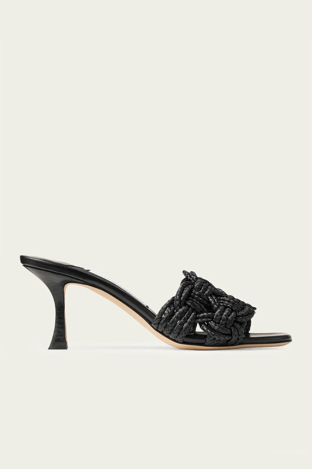 Chara 70 Nappa Leather Sandals in Black - Black US 9.5 | Shop Olivia