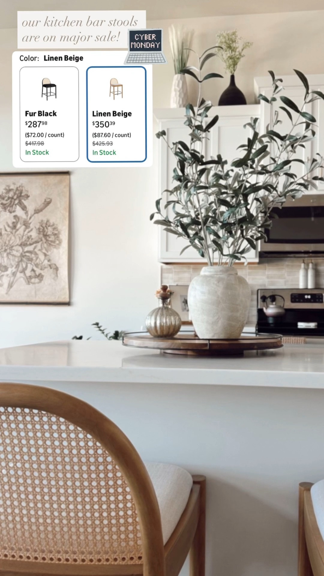 linking our kitchen barstools ✨ we love these! And they are on major sale for 4 chairs! 

#LTKSaleAlert #LTKCyberWeek #LTKHome