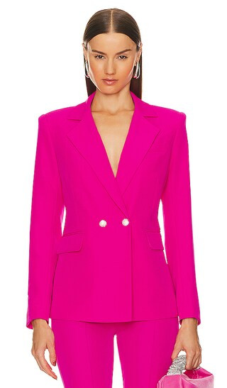 Nigel Blazer in Magenta | Revolve Clothing (Global)