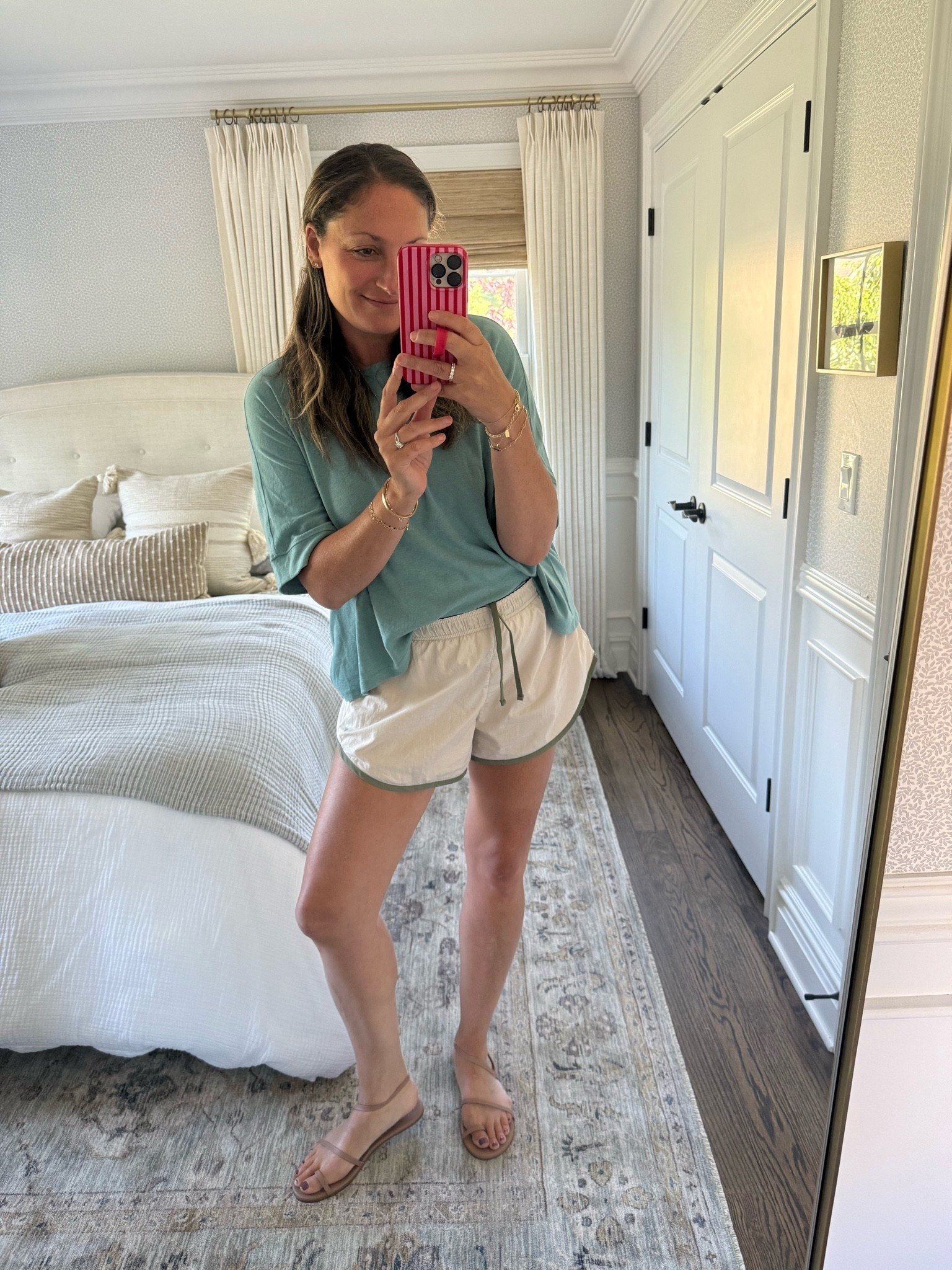 Today’s summer OOFT! My go-to athletic shorts, tkees sandals (so good and true to size!!) and Amazon tee

#LTKootd #LTKdayinmylife #LTKHome