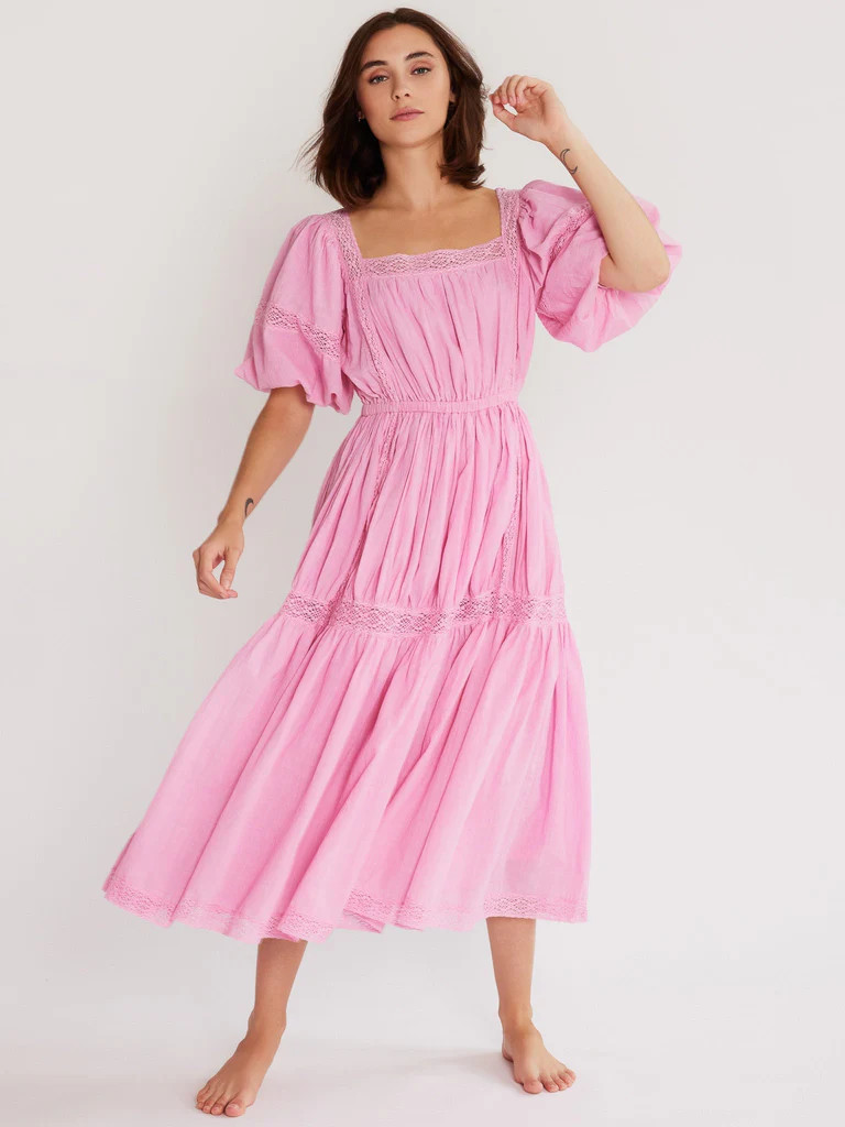 Shop Mille - Talitha Dress in Bubblegum | Mille