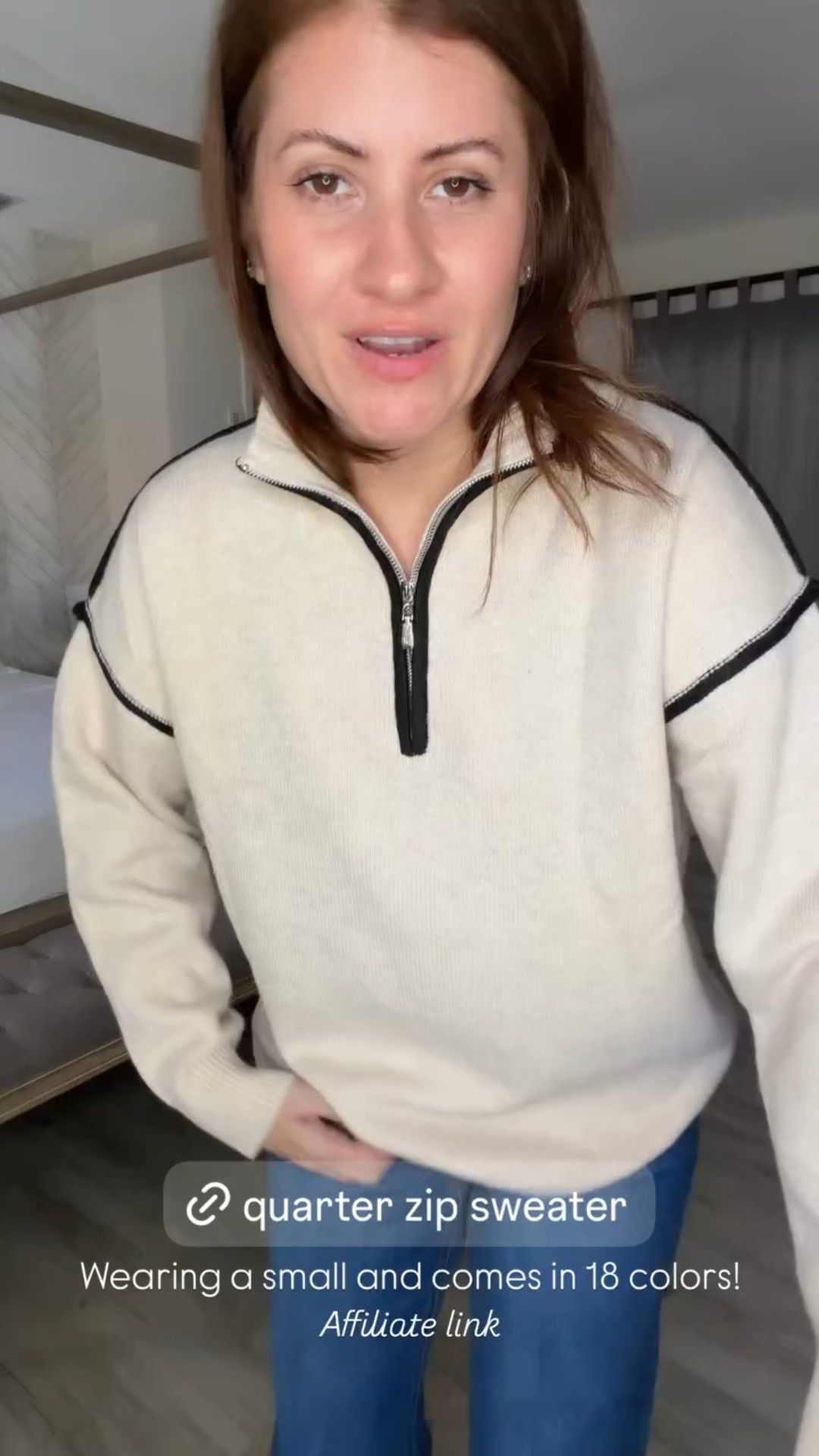 @anrabess.fashion 
@anrabess_official  Affiliate link Wearing a small and comes in 18 colors!