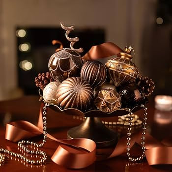 Valery Madelyn Christmas Ornaments for Christmas Tree Decorations, 108ct Vintage Brown Christmas ... | Amazon (CA)