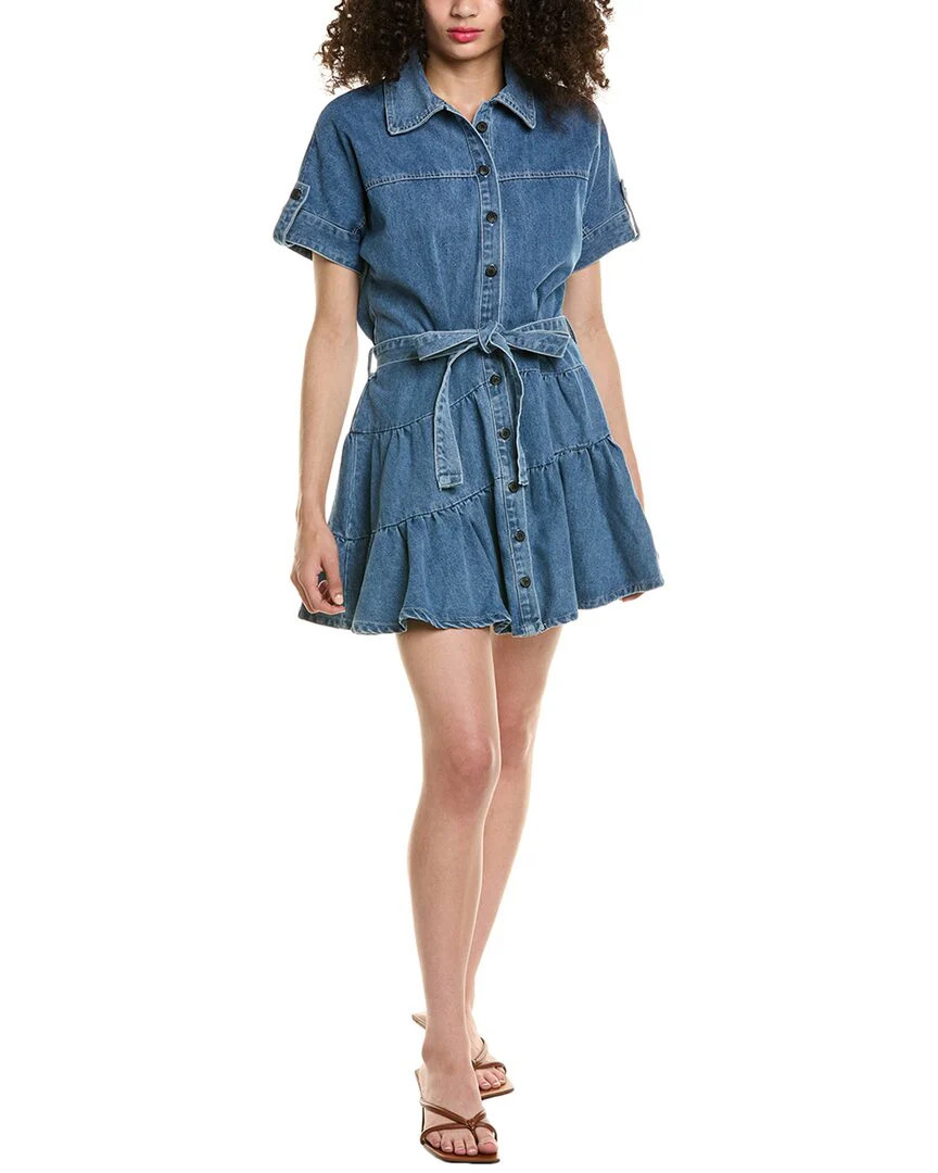 Colette Rose Denim Shirtdress | Shop Simon