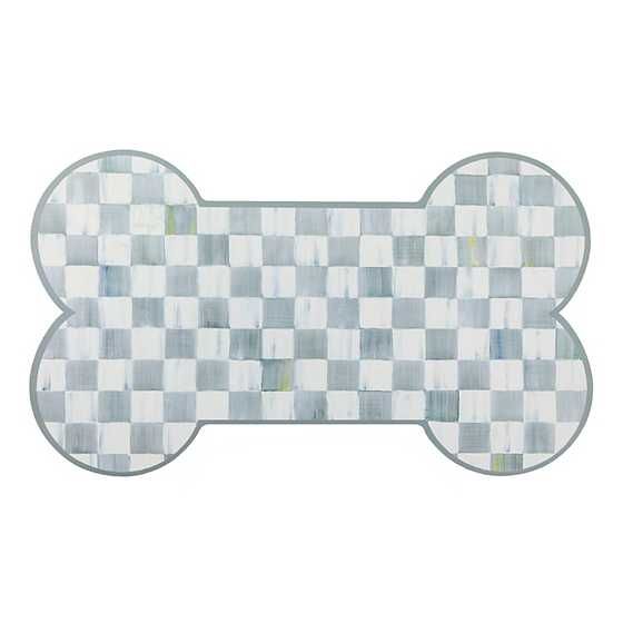 Sterling Check Pup Placemat | MacKenzie-Childs