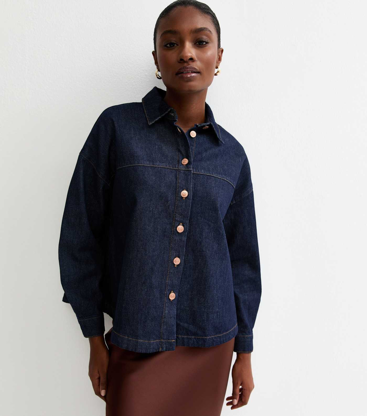 Blue Long Sleeve Denim Shirt | New Look | New Look (UK)