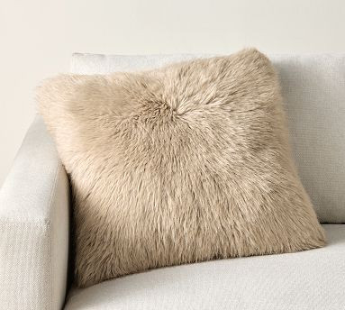 Alpine Luxe Faux Fur Pillow | Pottery Barn (US)