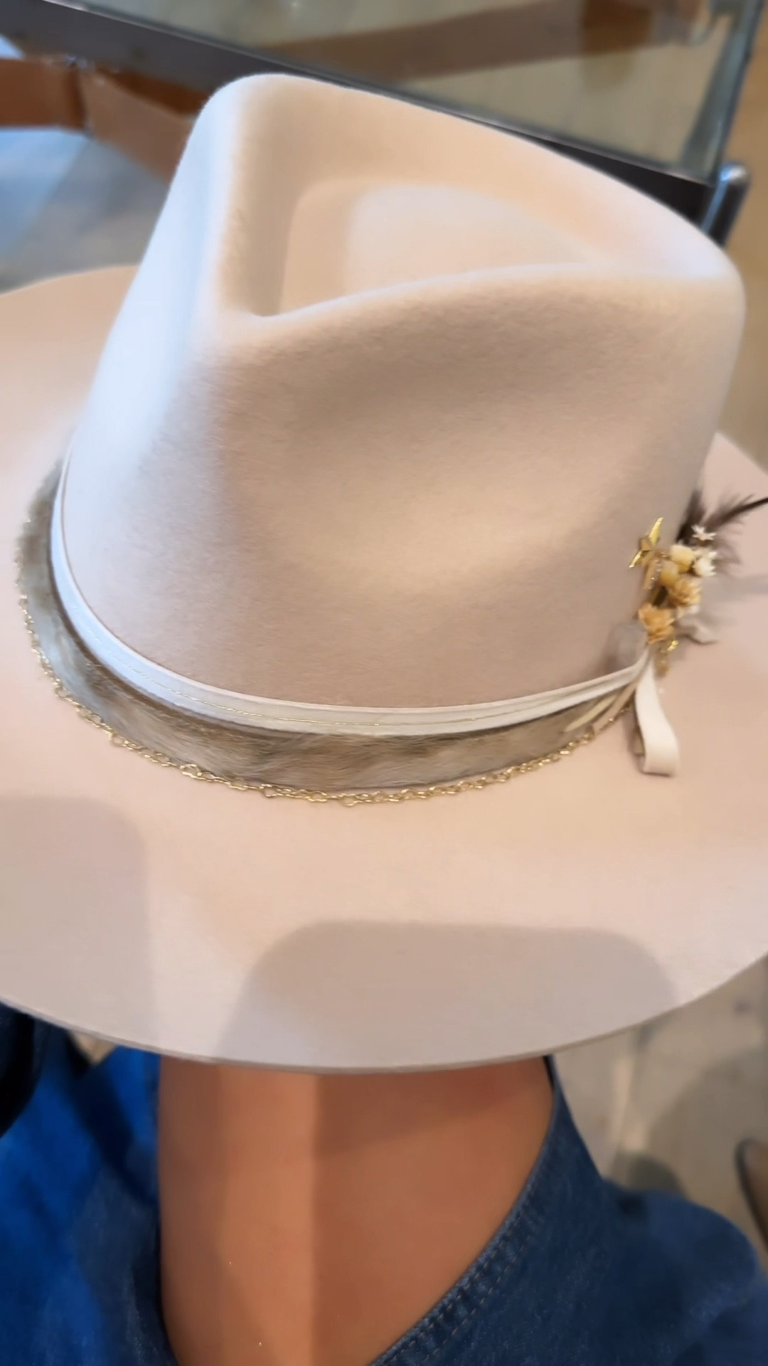 Zephyr Rancher in Cream (and run bigger than most Gigipip styles). Wearing a small in size 57. It’s adjustable! Tap to shop and follow for more! Xx

#LTKtravel #LTKMostLoved #LTKstyletip