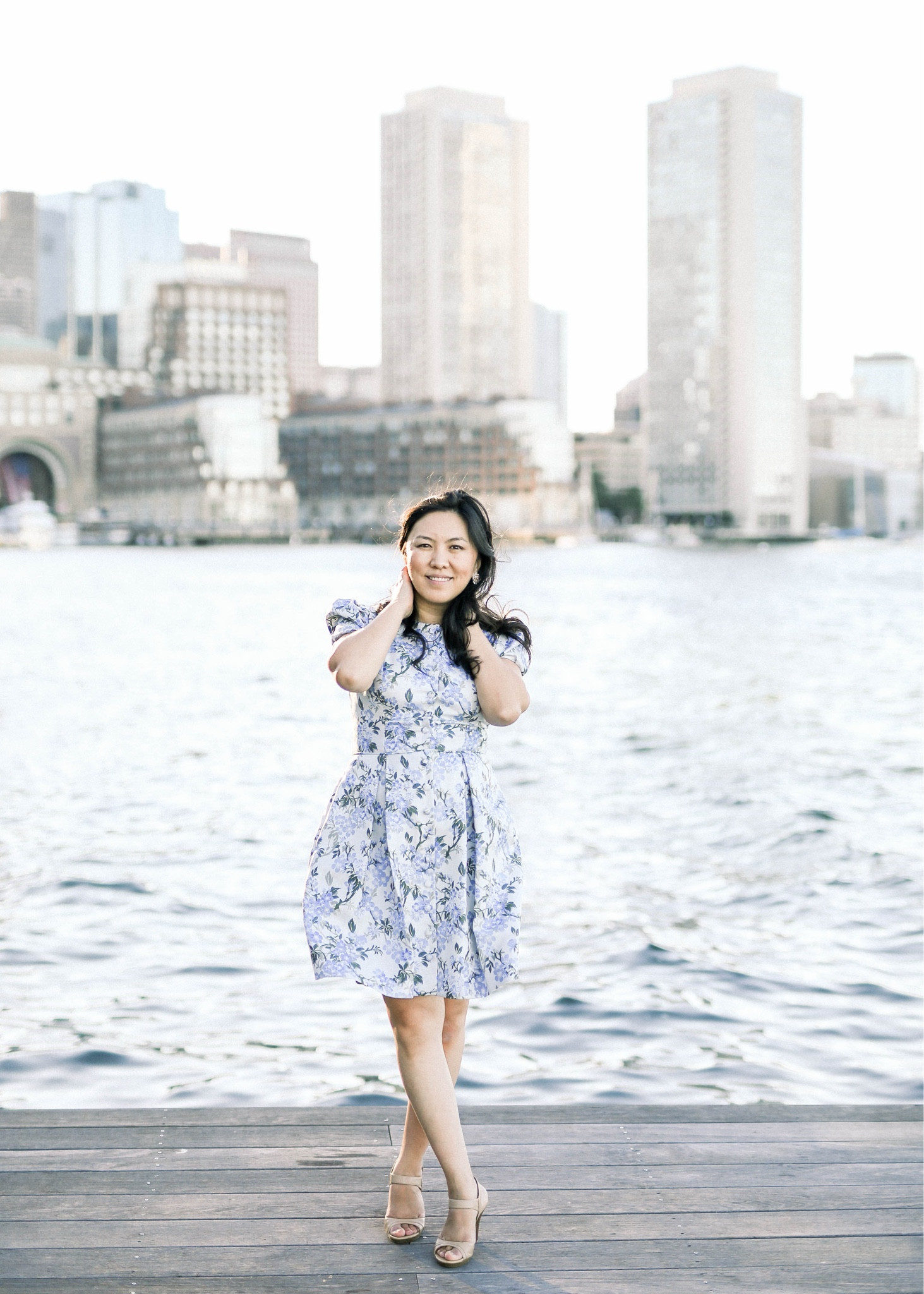 Looking forward to summer nights in Boston. My dress is from a discounted brand. Nude heels are my go to option for most of my outfits. 

#LTKshoecrush