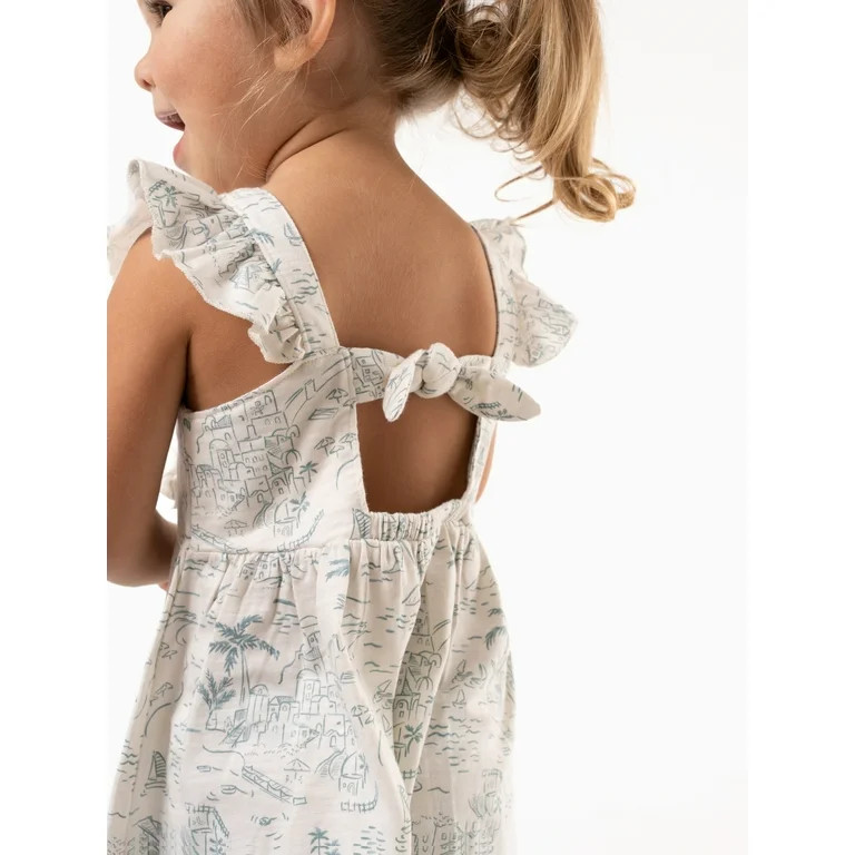 Modern Moments by Gerber Toddler Girl Ruffle Dress, Sizes 12M-5T | Walmart (US)