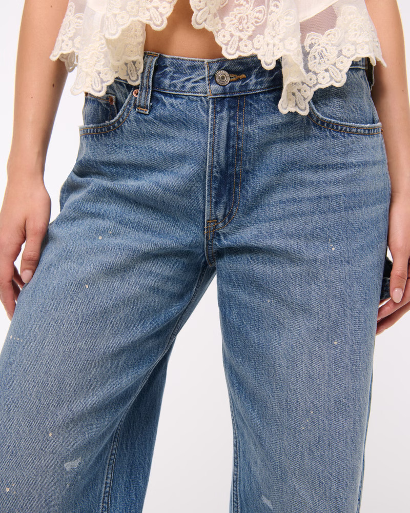 Women's Low Rise Ultra Loose Jean | Women's Bottoms | Abercrombie.com | Abercrombie & Fitch (US)