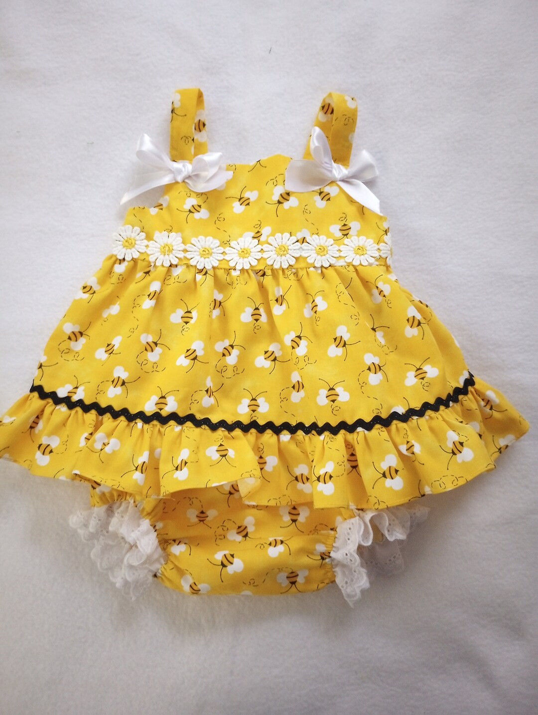 Baby girls honey bee two piece set. | Etsy (US)