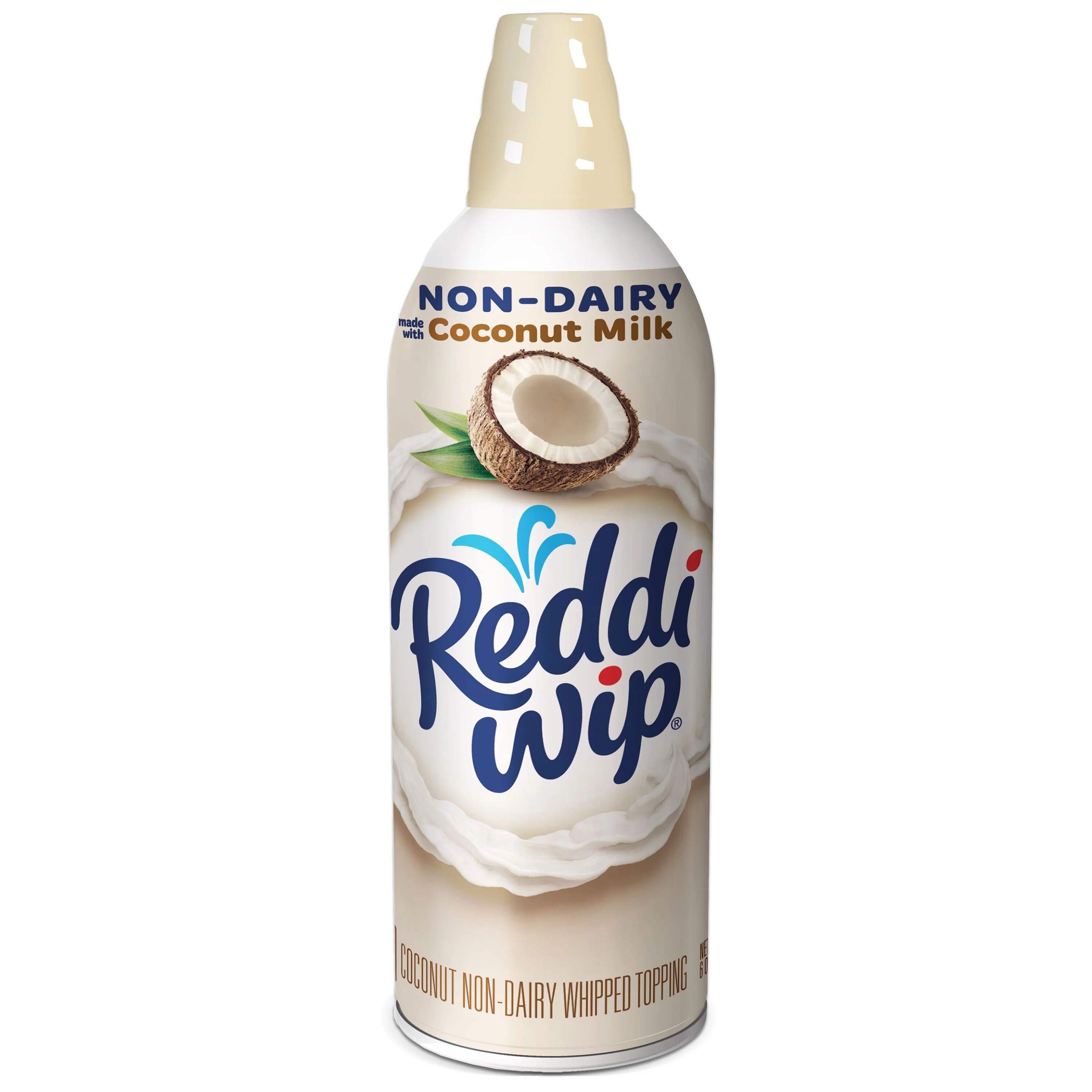 Reddi Wip Non Dairy Whipped Topping Made with Coconut Milk Vegan, 6 OZ Spray Can | Walmart (US)