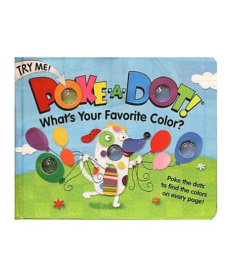 Melissa & Doug Poke-A-Dot: Favorite Color Board Book | Zulily