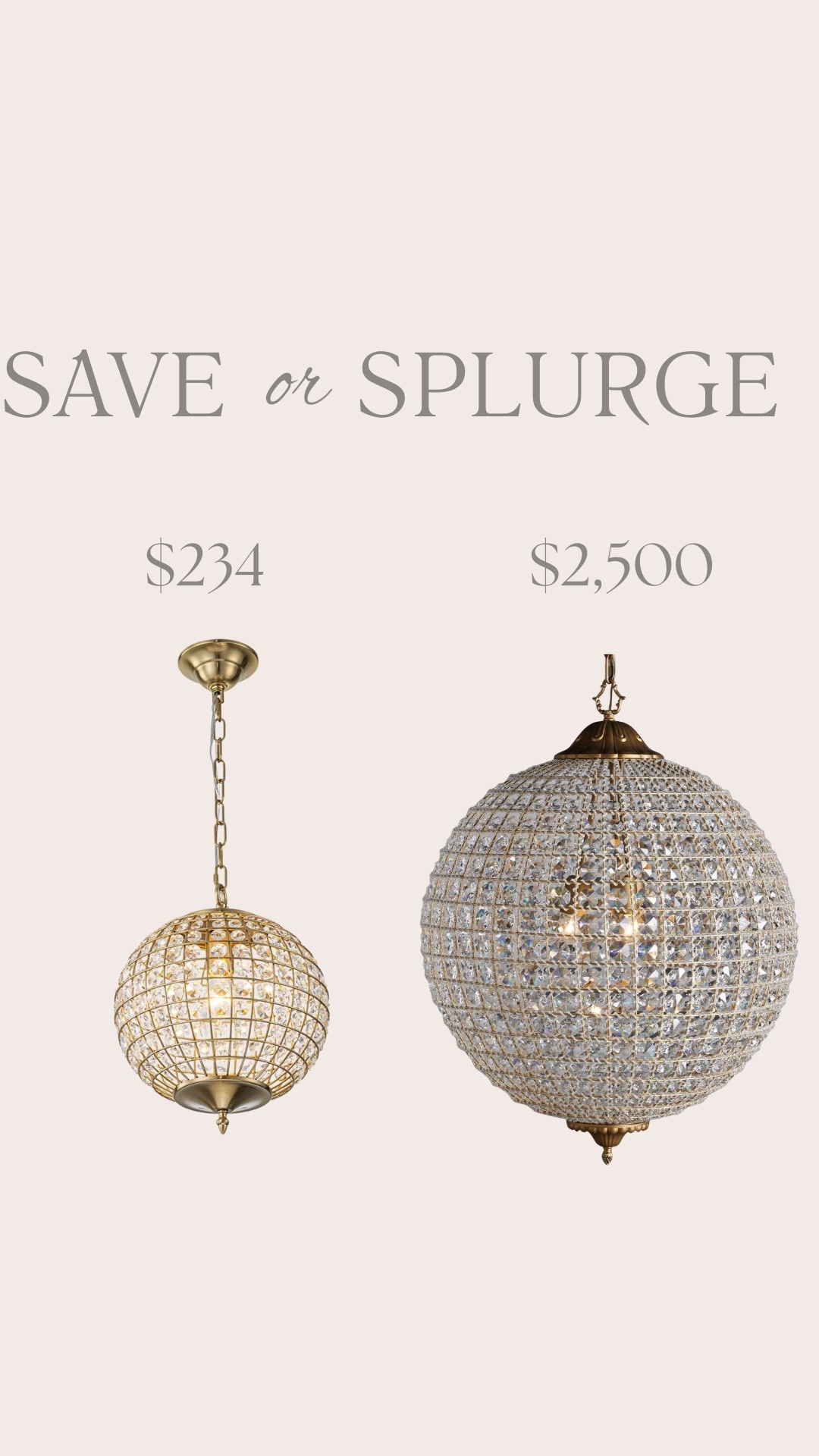 Save vs splurge 

#LTKHome