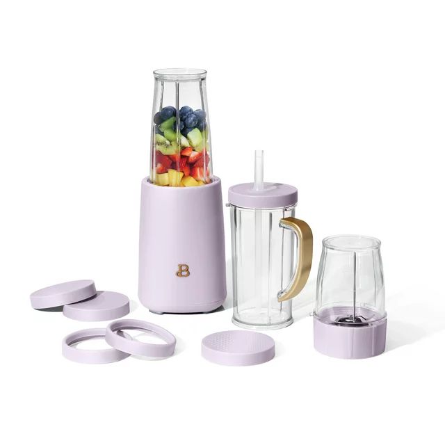 Beautiful Personal Blender Set with 12 Pieces, 240 W, Lavender by Drew Barrymore | Walmart (US)