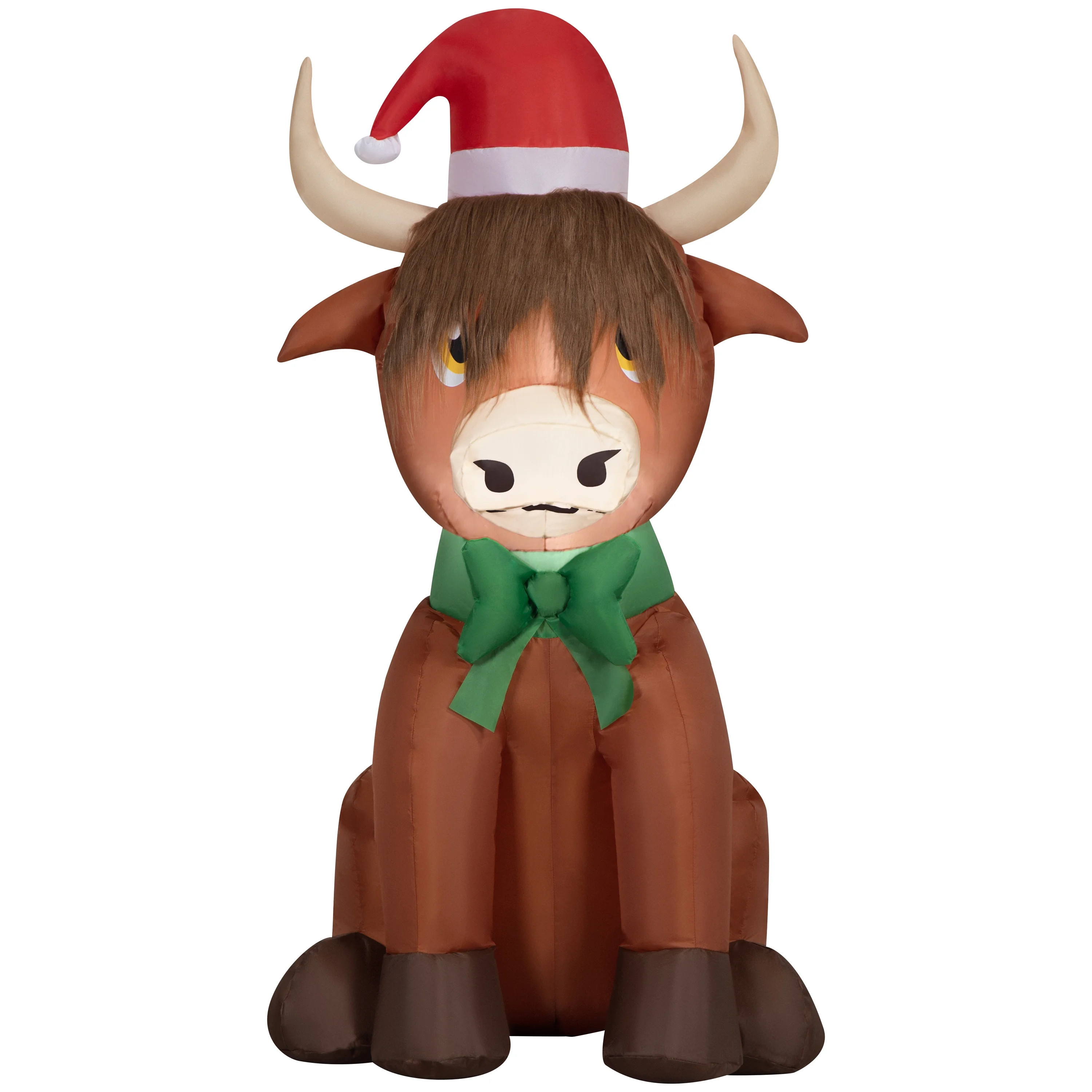 New Christmas Airblown Inflatables Yard Decoration Highlander Cow, 3.5 ft | Walmart (US)