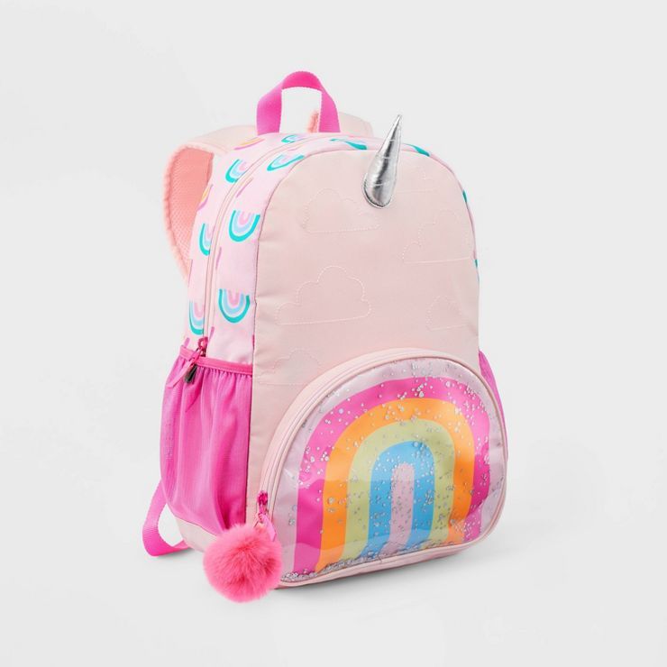 Kids' Figural 16.5" Backpack Rainbow Unicorn - Cat & Jack™ | Target