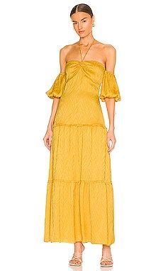 House of Harlow 1960 x REVOLVE Aureliene Maxi Dress in Gold from Revolve.com | Revolve Clothing (Global)