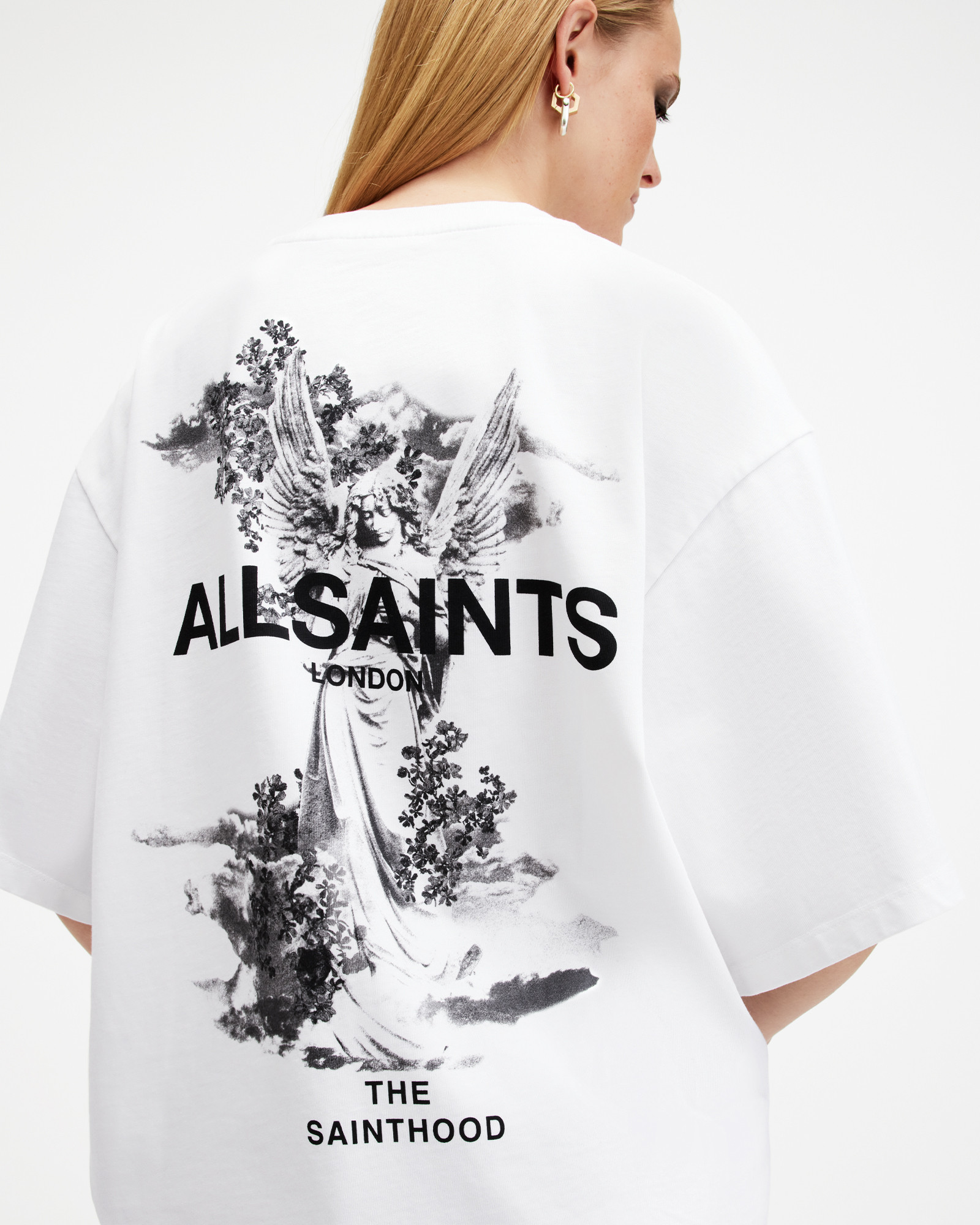 AllSaints Guardian Amelie Oversized T-Shirt | AllSaints UK