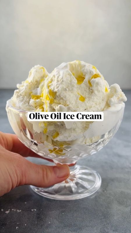 The addition of salt and olive oil to vanilla ice cream might seem unconventional, but it actually enhances the flavor profile in several ways. Just be sure to use good olive oil, flakey salt and quality vanilla bean ice cream.

BALANCES FLAVORS: The salt helps to balance out the sweetness of the ice cream. Just as a pinch of salt can enhance the flavor of chocolate or baked goods, it does the same here, adding depth and complexity to every bite

CONTRAST IN TEXTURES: The flakey salt not only adds a burst of flavor but also provides a contrasting texture to the smooth creaminess of the ice cream. I.e. you get a lovely crunch in your bites.

RICHNESS OF OLIVE OIL: High-quality olive oil brings a richness and smoothness to the mix. Its fruity and sometimes slightly peppery notes are a contrast to the sweet vanilla flavor, adding another layer of complexity to the dessert. Somehow these contrasting flavors completely compliment each other. Even if you don’t love strong olive oils, I think you’re still going to like this combo because the addition of the sweet vanilla totally balances out the flavor so you don’t even taste the pepperiness of the olive oil.

Simply put, it just tastes FANCY. Serve it the next time you have people over and it turns a simple scoop of ice cream into a sophisticated dessert.

Especially If you like salty and sweet, you gotta try it!

#LTKfindsunder100 #LTKhome #LTKSeasonal