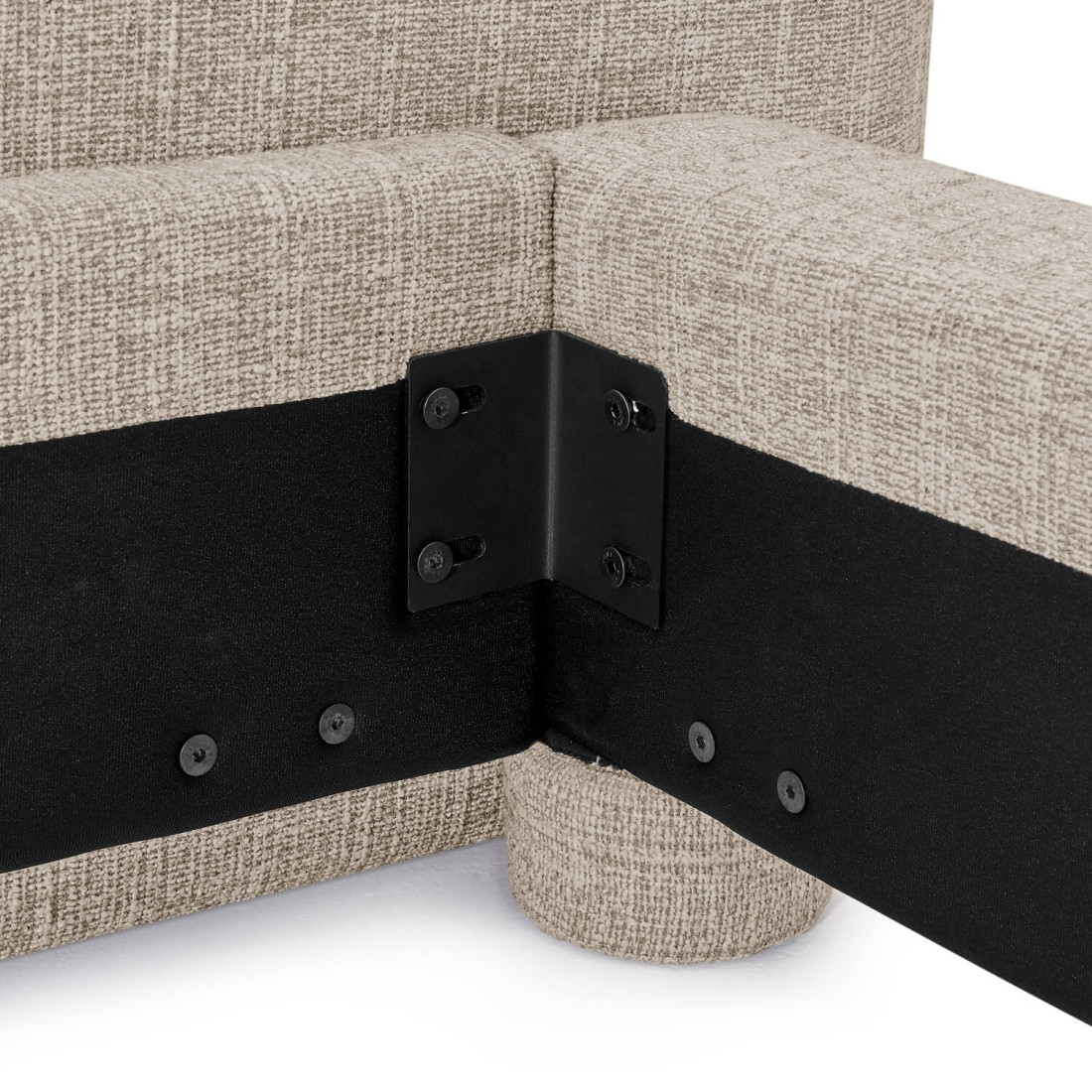 Adonis Modern Low Profile Woven Fabric Upholstered Platform Bed | Eternity Modern