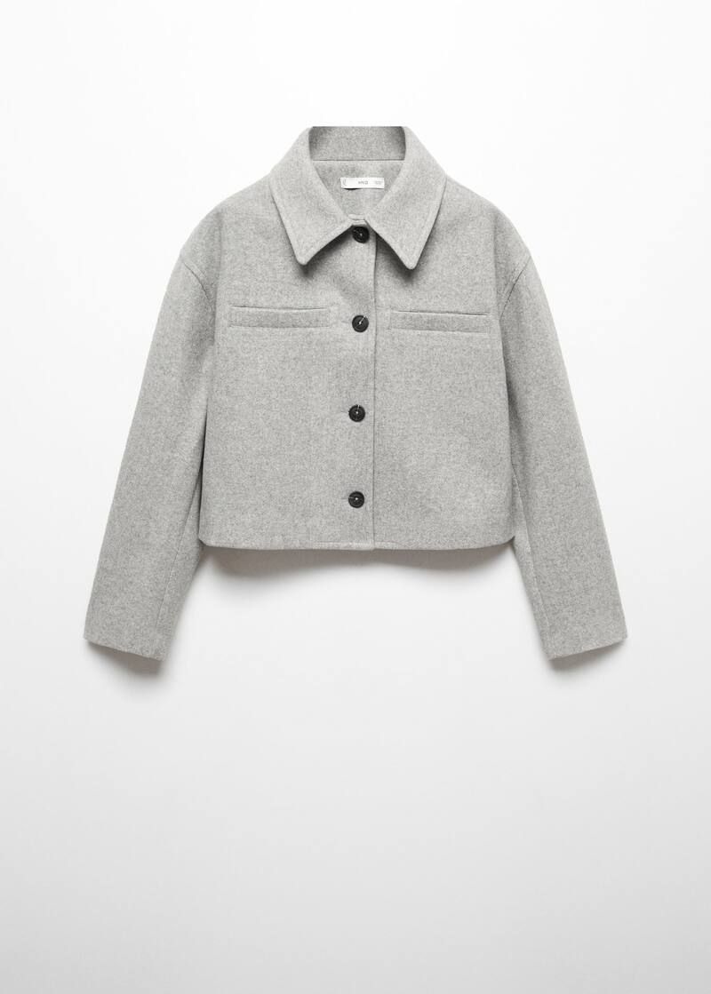 Buttoned pocket jacket -  Women | Mango United Kingdom | MANGO (UK)