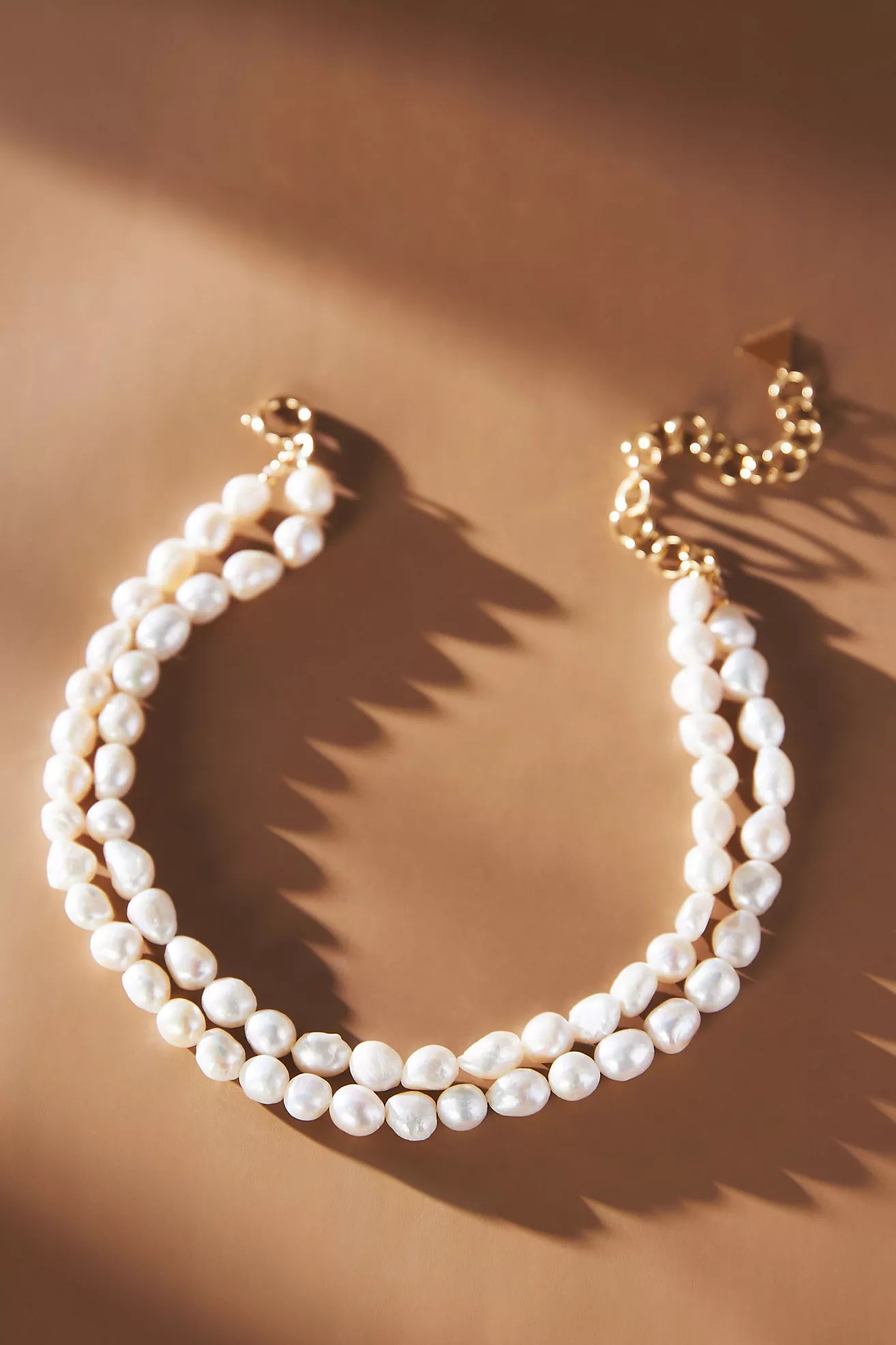 Natural Pearl Two-Tier Necklace | Anthropologie (US)