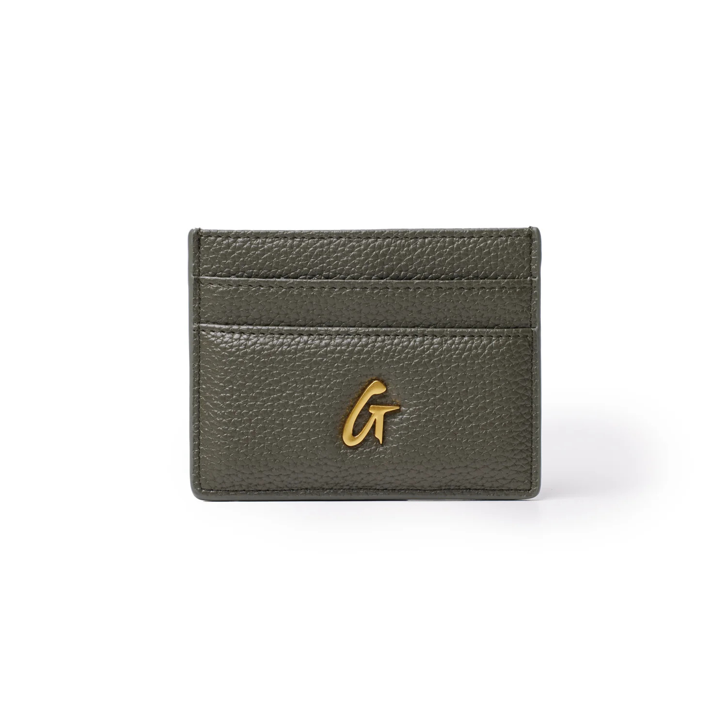 PEBBLE CARDHOLDER OLIVE GREEN | Glam-Aholic Lifestyle